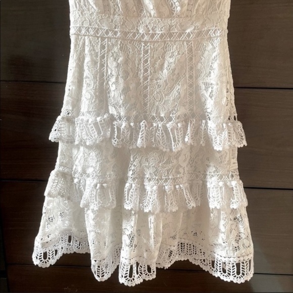 French Connection Ruffle White Dress - Picture 8 of 15